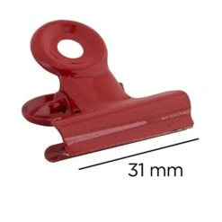 JAM Paper Bulldog Clip, Red, 15/Pack (526SJP256) -Office Supply Shop sp97151273 sc7