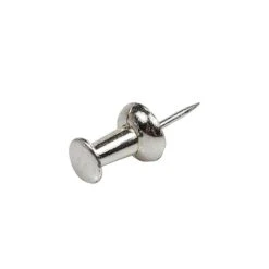 JAM Paper Pushpins, Silver, 100/Pack (222419054) -Office Supply Shop sp97536587 sc7