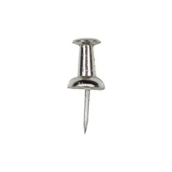 JAM Paper Pushpins, Silver, 100/Pack (222419054) -Office Supply Shop sp97536588 sc7